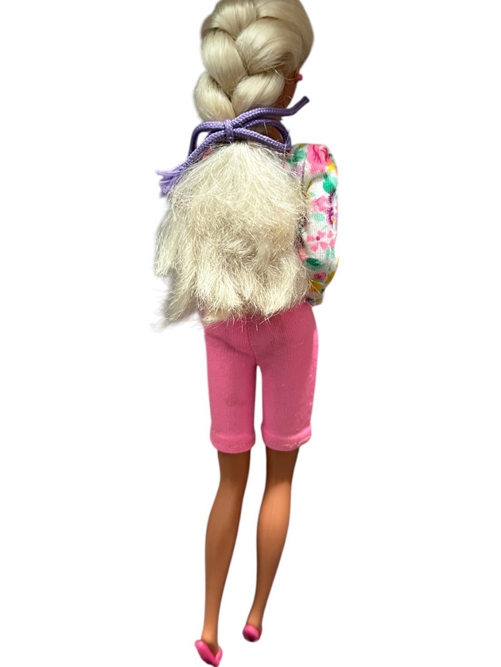 Vintage Mattel barbie Floral Top with Pink Capris - Picture 4 of 6